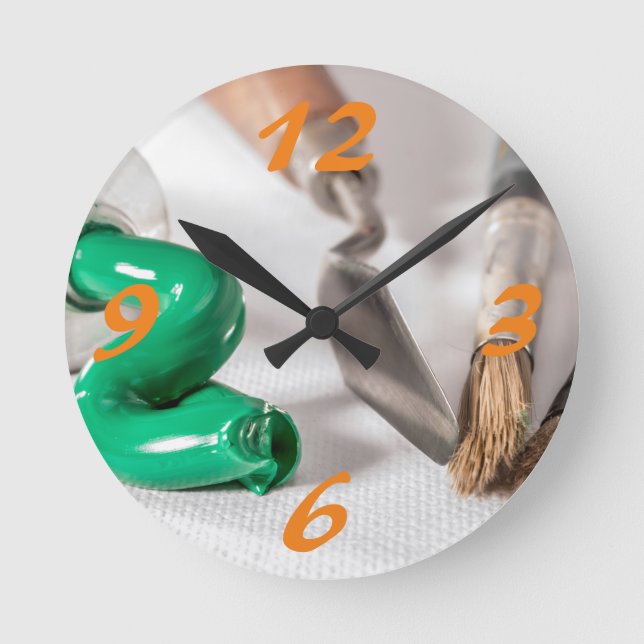 Artist Round Clock Rund Klocka (Framsida)