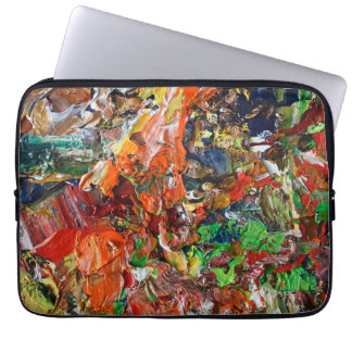 Artist’s Palette: Expressive Paint Stroke Pattern Laptop Fodral