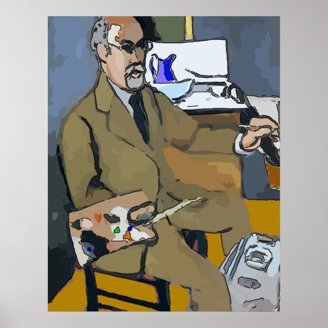 Artist Självporträtt Poster (Framsidan)