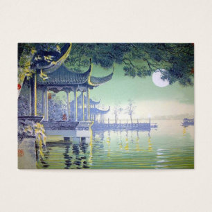 Artist Trading Card View Månebelyst kaj Visitkort