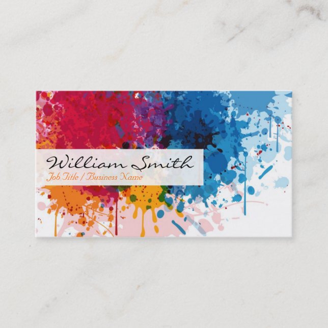 Artist Visitkort (Framsida)