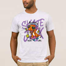 Artist Walk Skate Park Dino T-Shirt (Light)