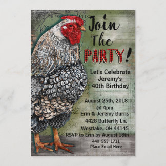 Artiste Hen Party-inbjudan Inbjudningar