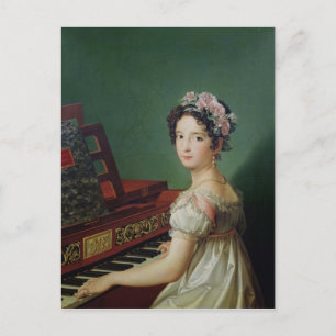 Artistens dotter på Clavichord Vykort