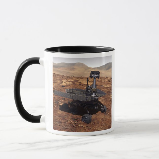 Artister återgivning av Mars Rover 2 Mugg (Vänster)
