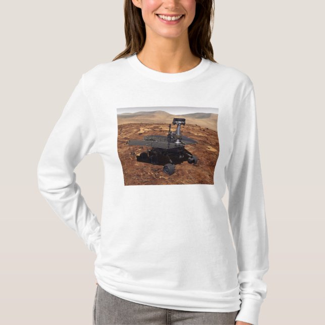 Artister återgivning av Mars Rover 2 Tee (Framsida)