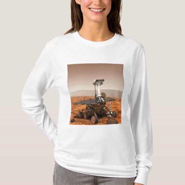 Artister återgivning av Mars Rover Tee Shirt (Framsida)