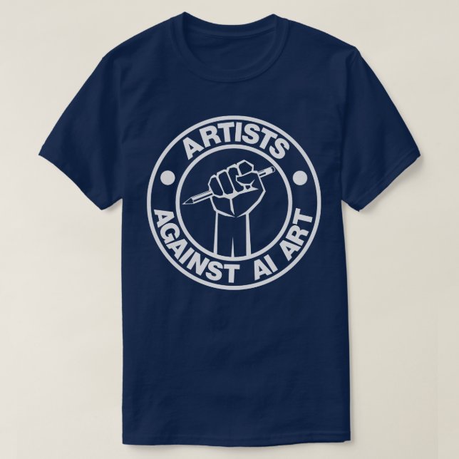 Artister mot AI artikel 1 T Shirt (Design framsida)