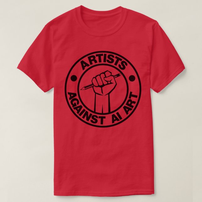 Artister mot AI artikel 2 T Shirt (Design framsida)