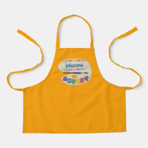 Artister Palette Kids Painting Smock Apron