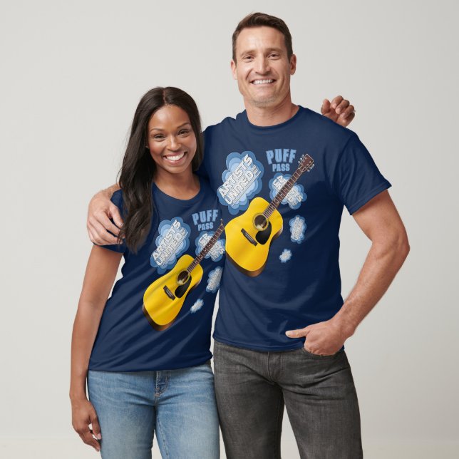 Artister United Puff Pass the Guitar T Shirt (Unisex)