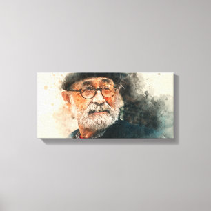 Artistfotoshop-åtgärd Canvastryck
