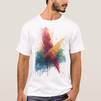 Artistic Abstract Crewneck T Shirt