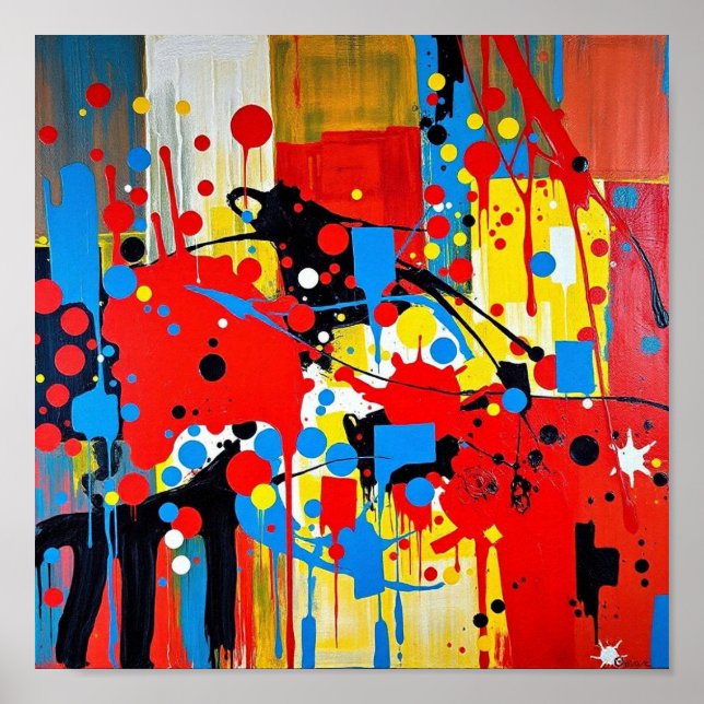 Artistic Aesthetic Abstract Watercolor Poster (Framsidan)