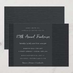 ARTISTIC BLACK SKETCH STRIPED LINE CORPORATE EVENT INBJUDNINGAR