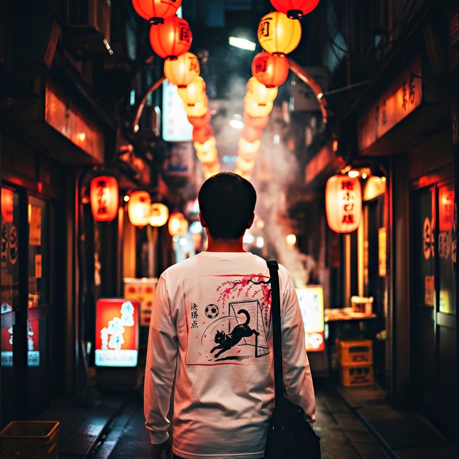 Artistic Cherry Blossom Cat Soccer For Japanese Ar T Shirt (Skapare uppladdad)