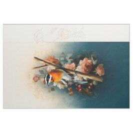 Artistic Fabric Panel Birds Tyg