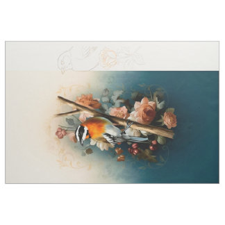 Artistic Fabric Panel Birds Tyg