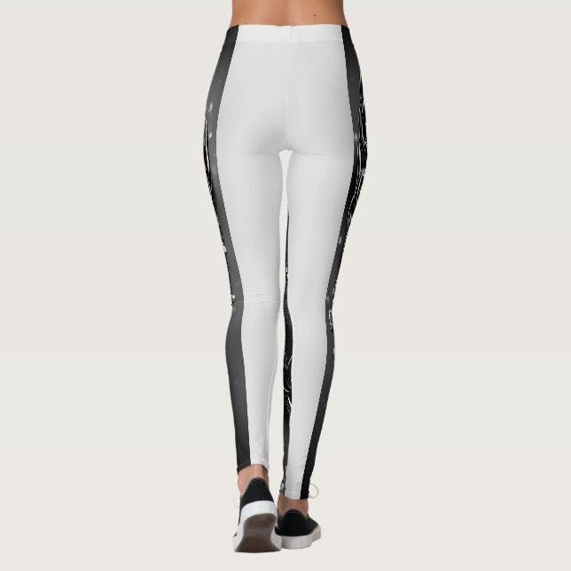 Artistic Handgun vs. Broken Heart ManarT-Shirt" Leggings (Baksida)