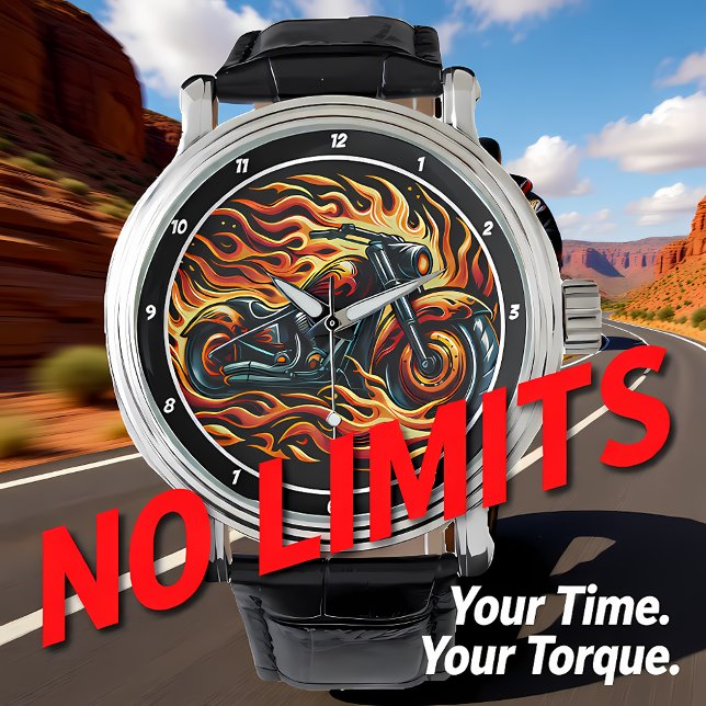 Artistic Illustration of a Motorcycle. Armbandsur (Skapare uppladdad)