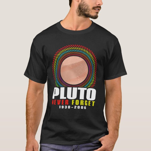 Artistic Little Pluto Artwork T Shirt (Framsida)
