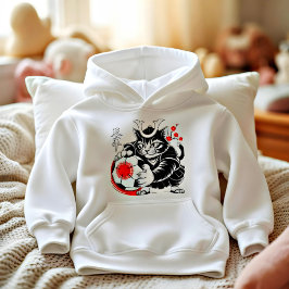 Artistic Samurai Cat Japan Soccer for Football fan T Shirt