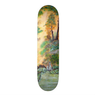 ARTISTIC SKATEBOARD _Orange-skog