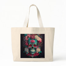 Artistic Tote för Catrina Skull