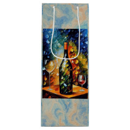 Artistic Wine Gift Bag – City Night Design
