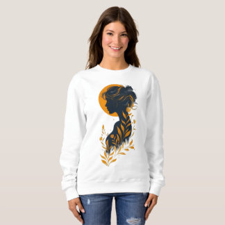 Artistic Woman Silhouette Sweatshirt T Shirt