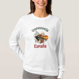 artística Venezuela España – orgullo bicultural T Shirt