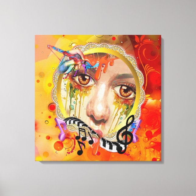 Artistpall Canvastryck (Framsida)
