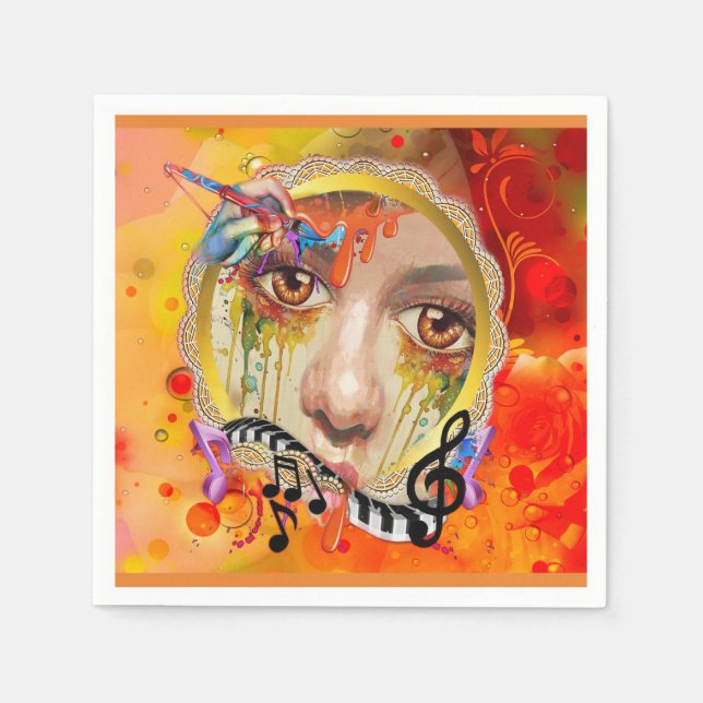 Artistpall Pappersservett (Framsidan)