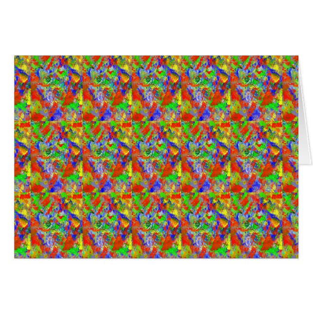 Artists anteckningskort OBS kort (Framsidan Horizontal)