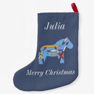 Artists Dala Horse Liten Julstrumpa