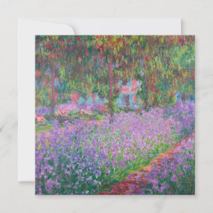Artists Garden at Giverny av Claude Monet