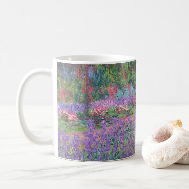 Artists Garden at Giverny av Claude Monet Kaffemugg (Med munk)