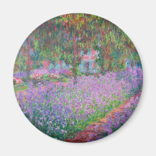 Artists Garden at Giverny av Claude Monet Magnet
