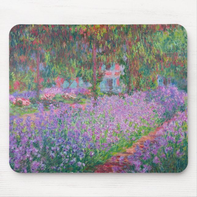 Artists Garden at Giverny av Claude Monet Musmatta (Framsidan)