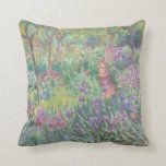 "ARTISTS GARDEN" CLAUDE MONET ART CUSHION KUDDE<br><div class="desc">"ARTISTS GARDEN" CLAUDE MONET FINE ART CUSHION</div>