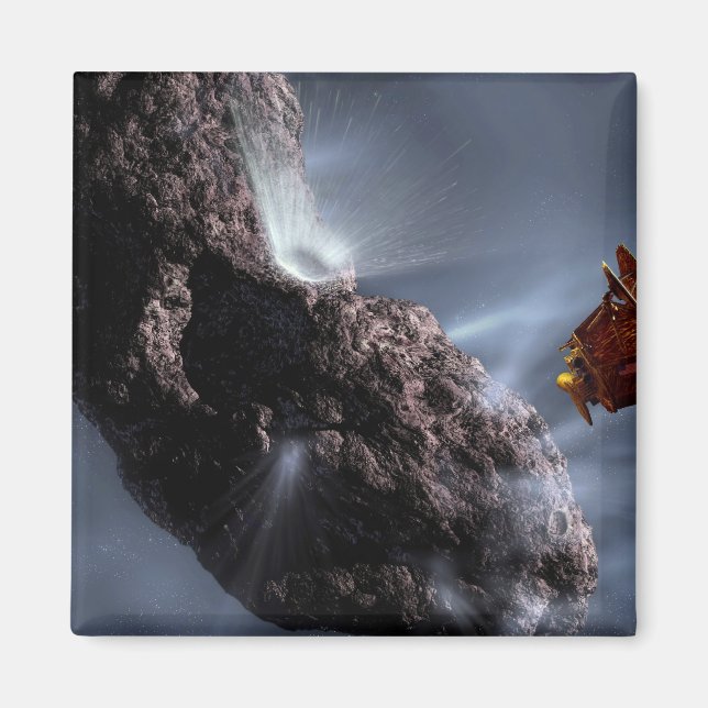 Artists idé om djupkollisionsmöte magnet (Framsidan)