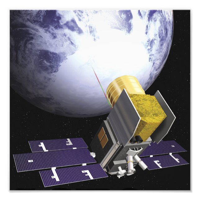 Artists idé om Ice, Cloud Fototryck (Framsidan)