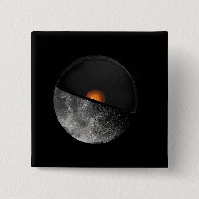 Artists idé som visar en möjlig inre kärna knapp (Framsida)