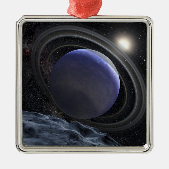 Artists illustration julgransprydnad metall (Framsidan)