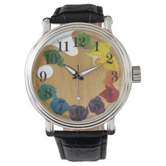 Artist's palette-regnbåge armbandsur