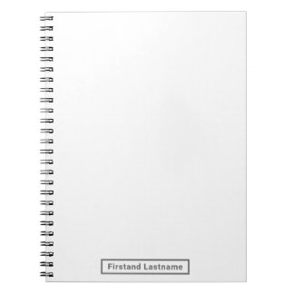Artists Personlig Blank Slate Anteckningsbok
