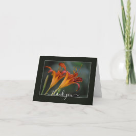 Artists Series: Orange Lilies Art Tack Anteckningskort