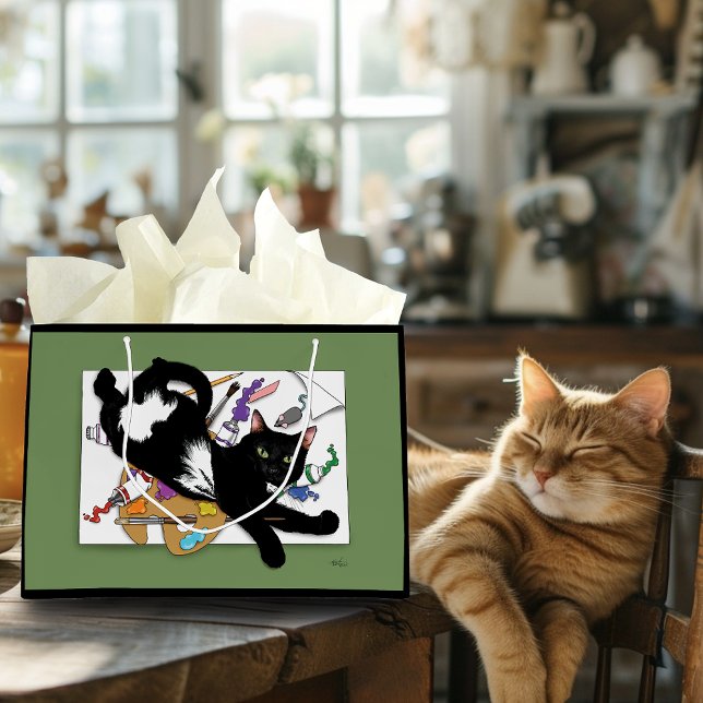 Artists svarta katt (Skapare uppladdad)
