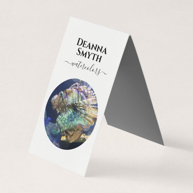 ARTISTS UNIQUE Tält Fold Folded Affärskort Visitkort (Framsida)