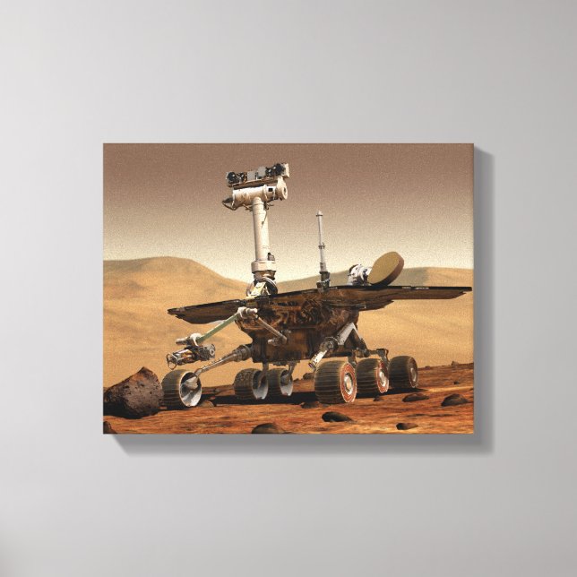 Artists utgivning av Mars Rover Canvastryck (Framsida)